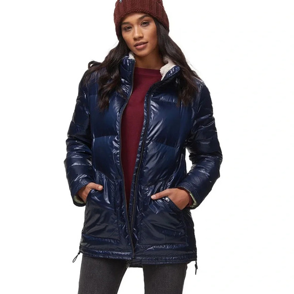Carve Designs XL puffer jacket with shearling collar - Picture 1 of 6
